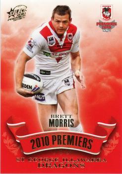2010 Select 2010 Premiers St. George-Illawarra Dragons #PC03 Brett Morris Front